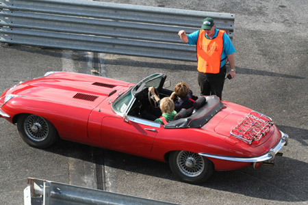 E-Type Jaguar from The Open Road